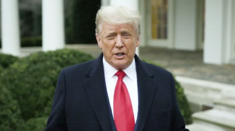 Trump’tan ‘Eve dönün’ çağrısı