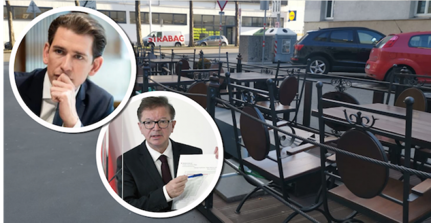 Avusturya’da Kafe ve Restoran bahçeleri pazartesi günü açılmıyacak