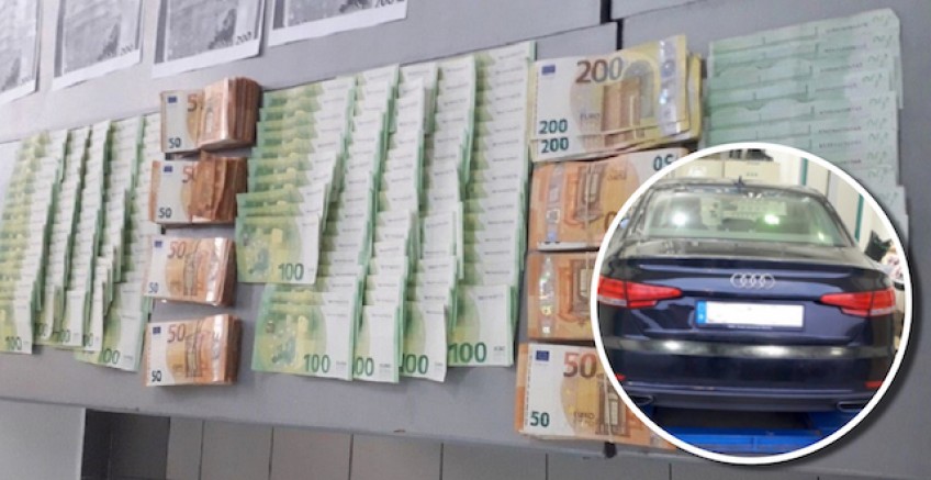 Sırbistan sınırında Türk yolcunun otomobilinin vites kutusunun altından ve bagajdan 53 bin Euro çıktı