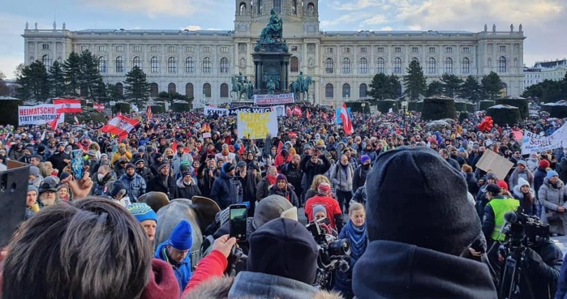 Viyana’da Cumartesi günü gerçekleşecek Korona gösterileri yasaklandı