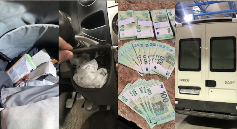 Sırbistan Batrovci sınır kapısında yine 117 bin Euro yakalandı