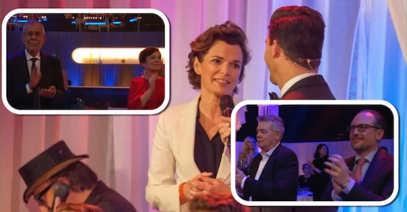 Avusturya’da Politikacılar maske ve mesafe kuralını hiçe saydılar