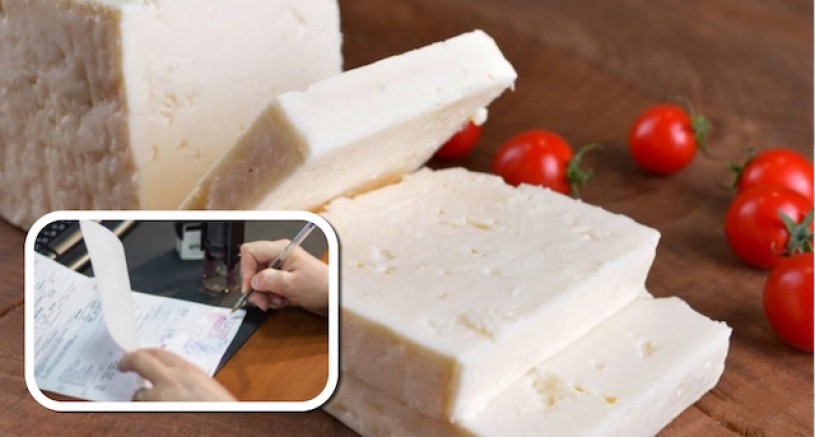 Hırvatistan sınırında 15 kilo peynire 996 Euro ceza