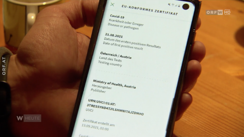 Viyana’da 100 bin aşı sertifkasının geçerliliği yakında sona erecek