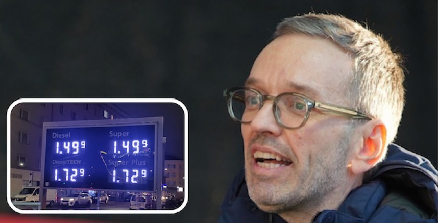 Avusturya FPÖ Başkanı Kickl: Federal hükümet rekor yakıt fiyatlarına karşı önlem almalı!