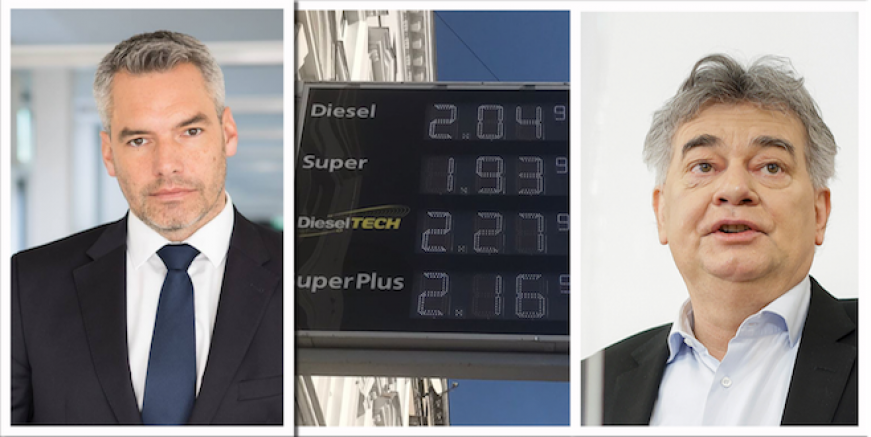 Avusturya’da ÖVP Akaryakıt MöSt vergisini 20 Cent indirmek istiyor ama Yeşiller karşı çıkıyor