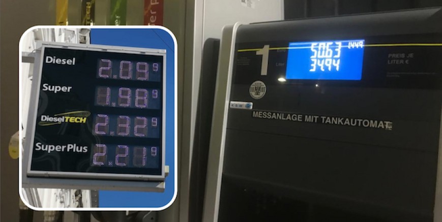 Viyana’da benzin ve motorin fiyatlarına 12 mart 2022 cumartesi günü zam gelmedi