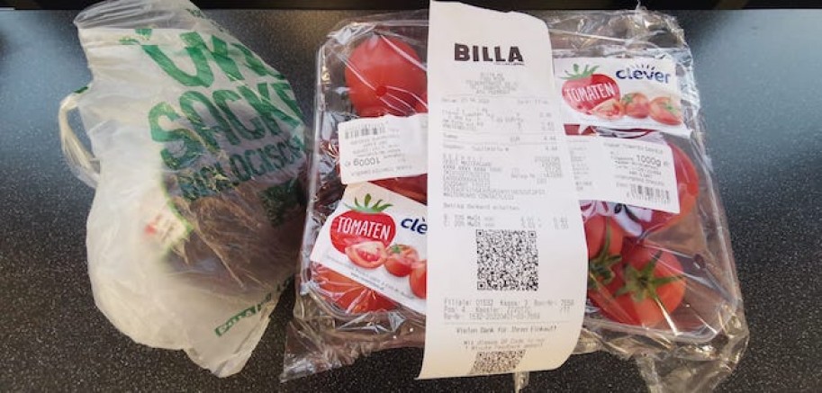 Viyana’da Domateste tek fiyat yok: Billa’da domatesin kilogram fiyatı 1 Euro 49 Cent