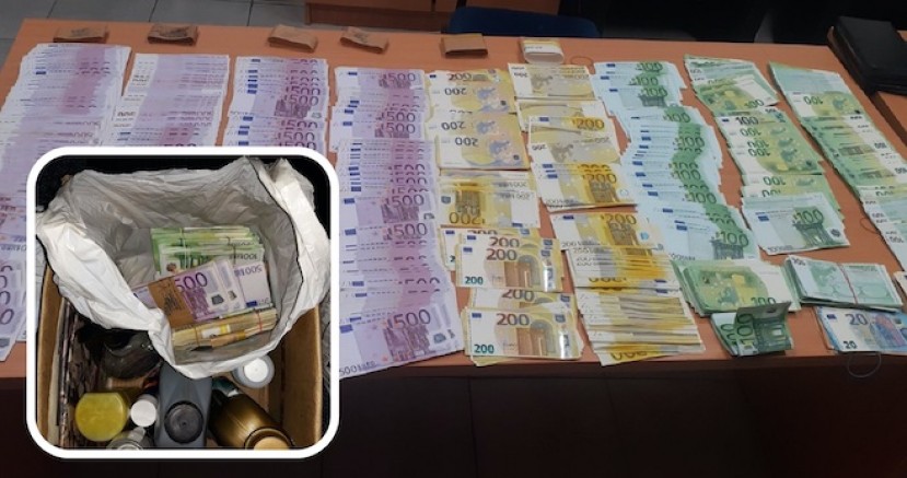 Sırbistan para basıyor! Bu seferde plastik poşet içinde gizlenmiş 306 bin Euro bulundu