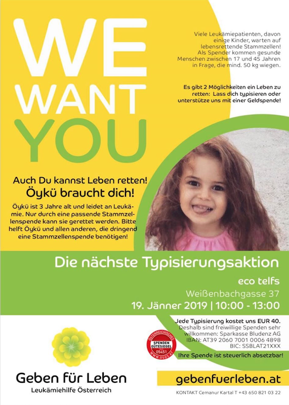 Avusturya 3 Yaşındaki Efe ve 3.5 Yaşındaki Öykünün 19 Ocakta Sana İhtiyacı Var