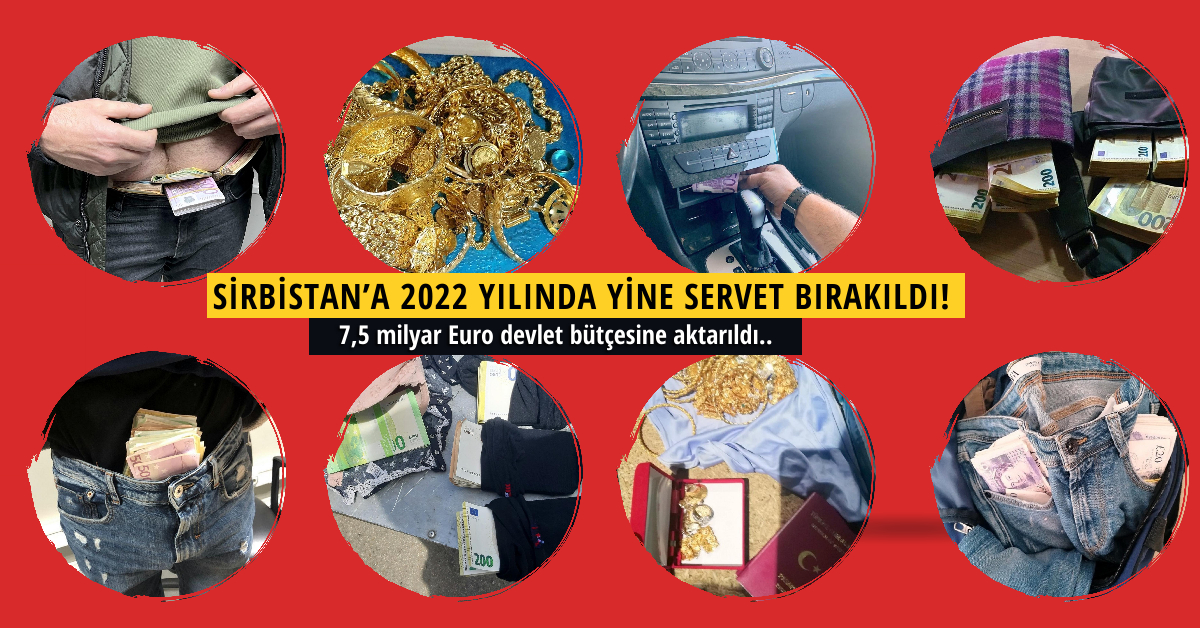 Sırbistan’a 2022 yılında yine servet bırakıldı! 7,5 milyar Euro devlet bütçesine aktarıldı