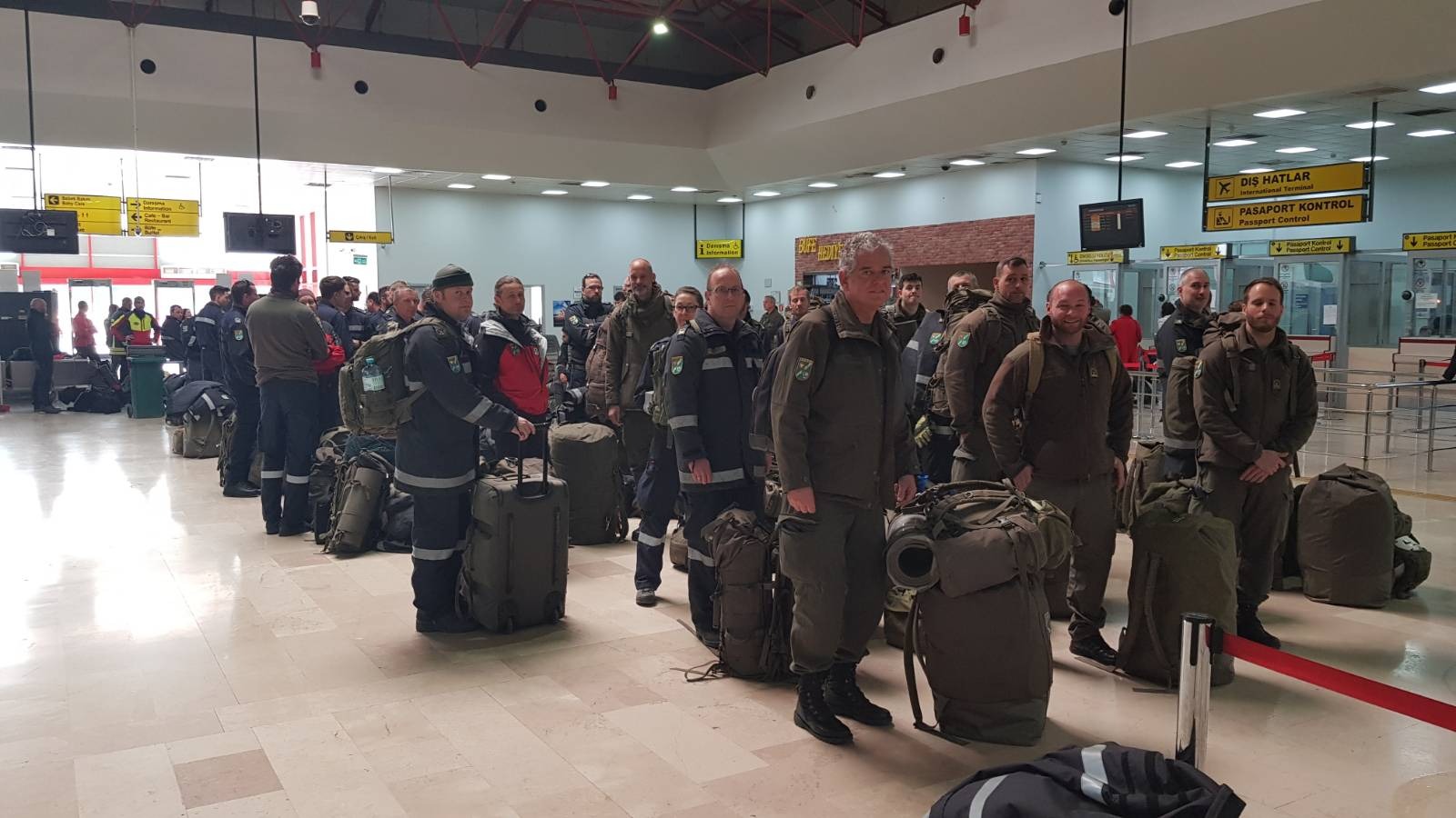 Avusturya kurtarma ekibi AFDRU bugün saat 16:30’da Viyana Havalimanı’nda olacaklar