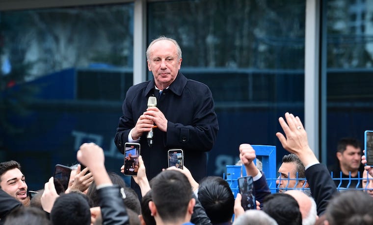 Memleket Partisi’nin cumhurbaşkanı adayı Muharrem İnce 76 bin 957 imza alabildi