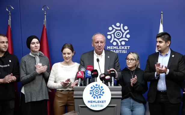 Memleket Partisi Genel Başkanı Muharrem İnce 3’üncü Cumhurbaşkanı adayı oldu