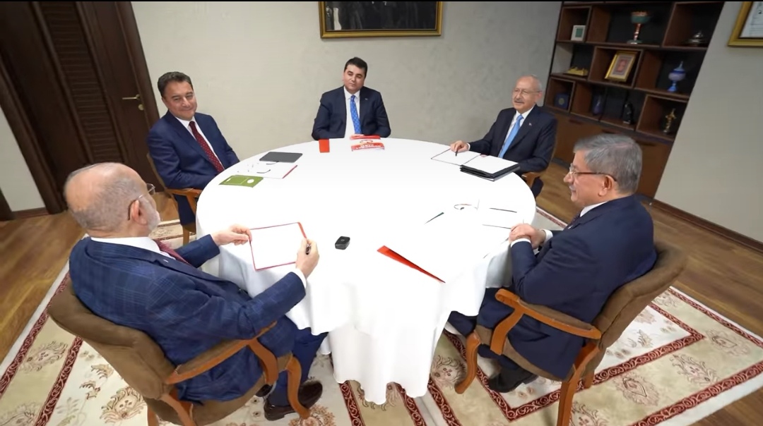 6’lı masa tarih oldu! Akşener’siz ilk kez toplanan 5 liderden ortak açıklama