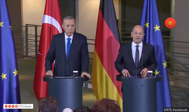 Erdoğan İsrail’in Eylemlerini Kınadı, Scholz Meşru Müdafaa Hakkını Vurguladı: İsrail Krizi Diplomatik Tansiyonu Yükseltiyor