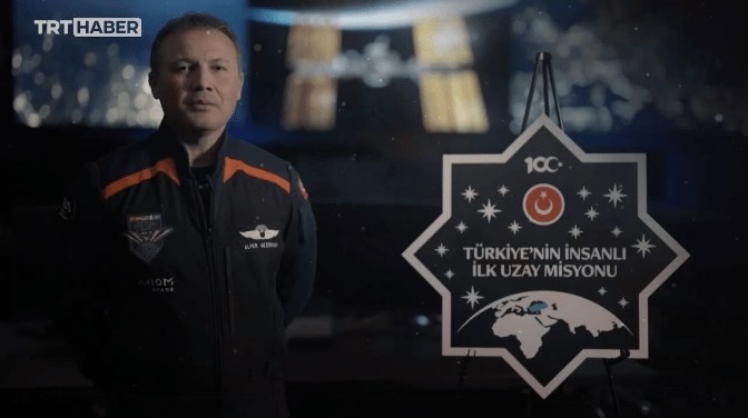 First Turkish Astronaut Alper Gezeravcı Embarks on Space Journey
