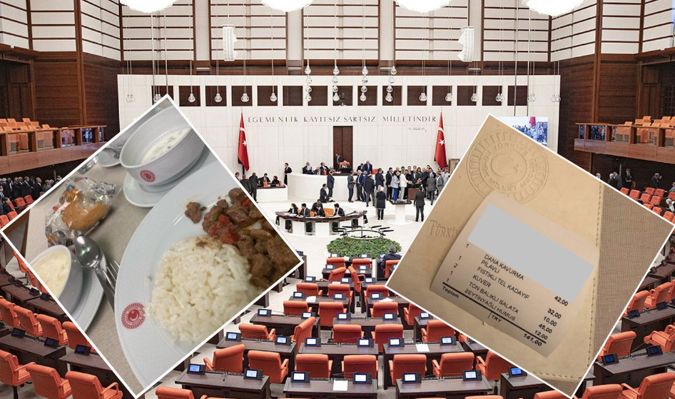 Meclis Lokantasında Enflasyon Etkisi Yok: 141 Bin Lira Maaş Alan Vekiller, Dört Çeşit Yemeği 141 Liraya Yiyorlar