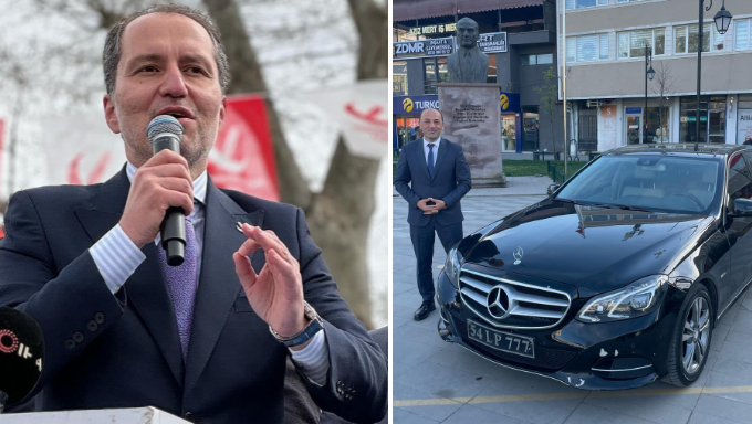 Yeniden Refah Partili Geyve Belediye Başkanı Mercedes Marka Makam Aracını Satıyor