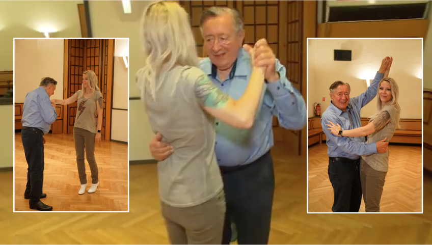 Avusturyalı 91 Yaşındaki Milyoner Lugner Düğün Dansı Hazırlıklarına Küçük Arısıyla Başladı