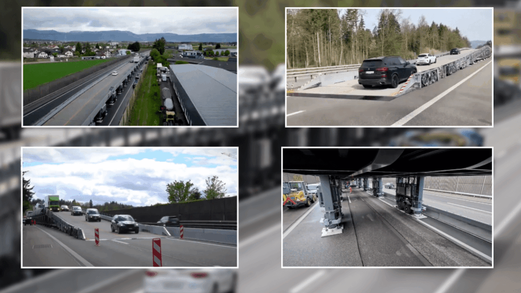 İsviçre’de Yapay ‘Astra-Bridge’ Köprüsü Büyük İlgi Görüyor: Mobil İnşaat Köprüsü Hem Trafik Hem de İş Güvenliğini Güçlendiriyor