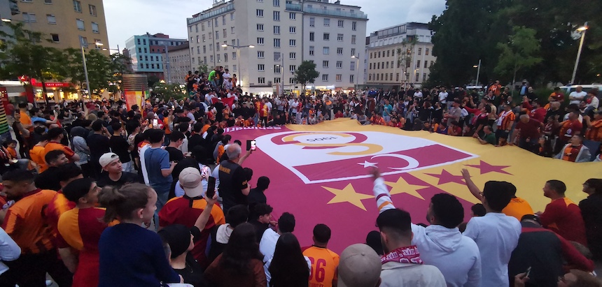 Viyana’da Galatasaray’ın Şampiyonluk Kutlamaları Başladı