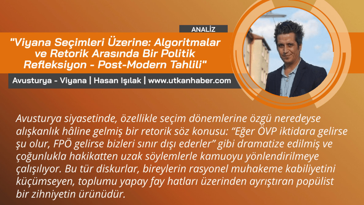 Viyana Seçimleri Üzerine: Algoritmalar ve Retorik Arasında Bir Politik Refleksiyon – Post-Modern Tahlili