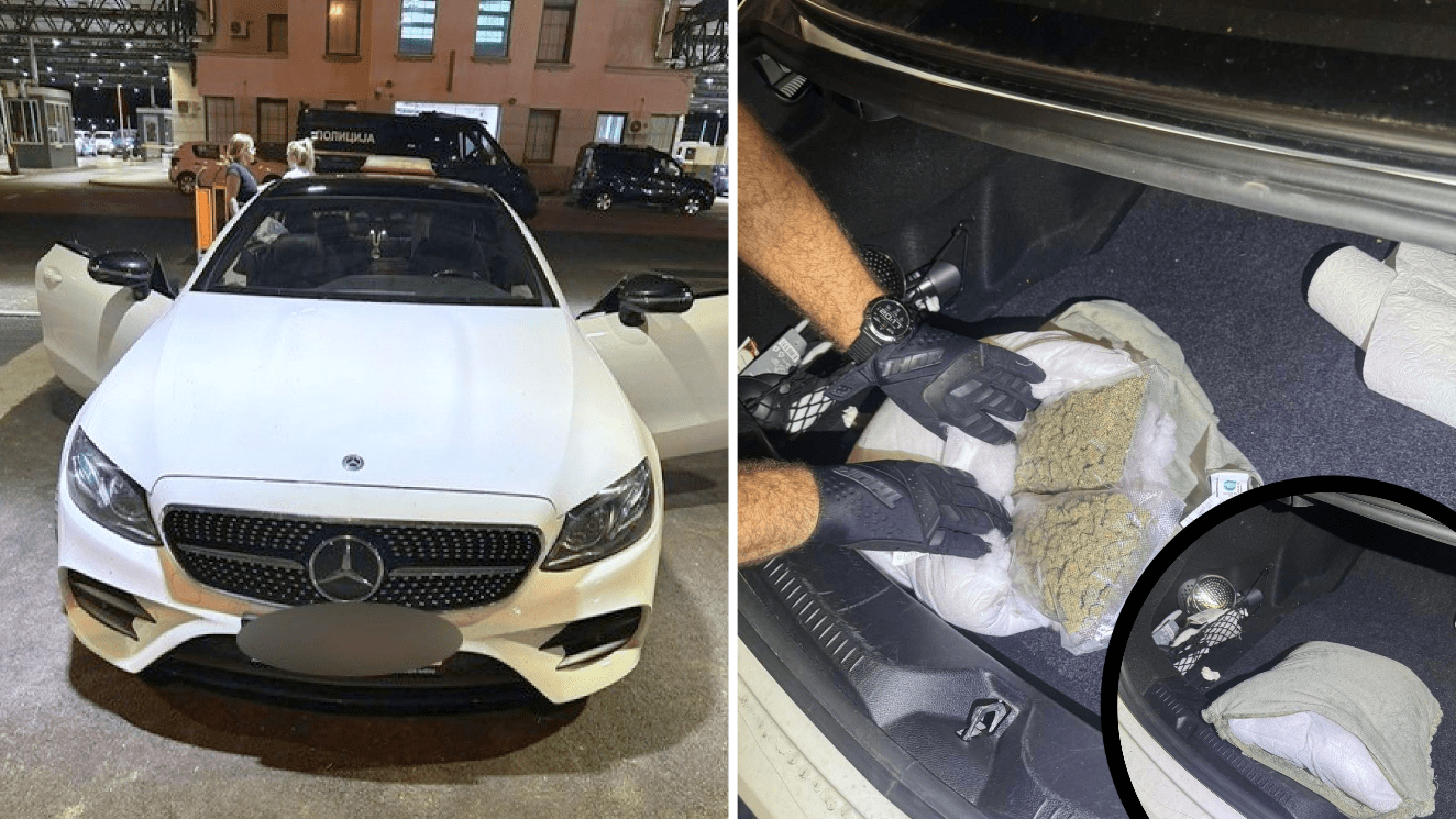 Sırbistan Gümrüğünde Yastık İçine Gizlenmiş 506 Gram Esrar Ele Geçirildi