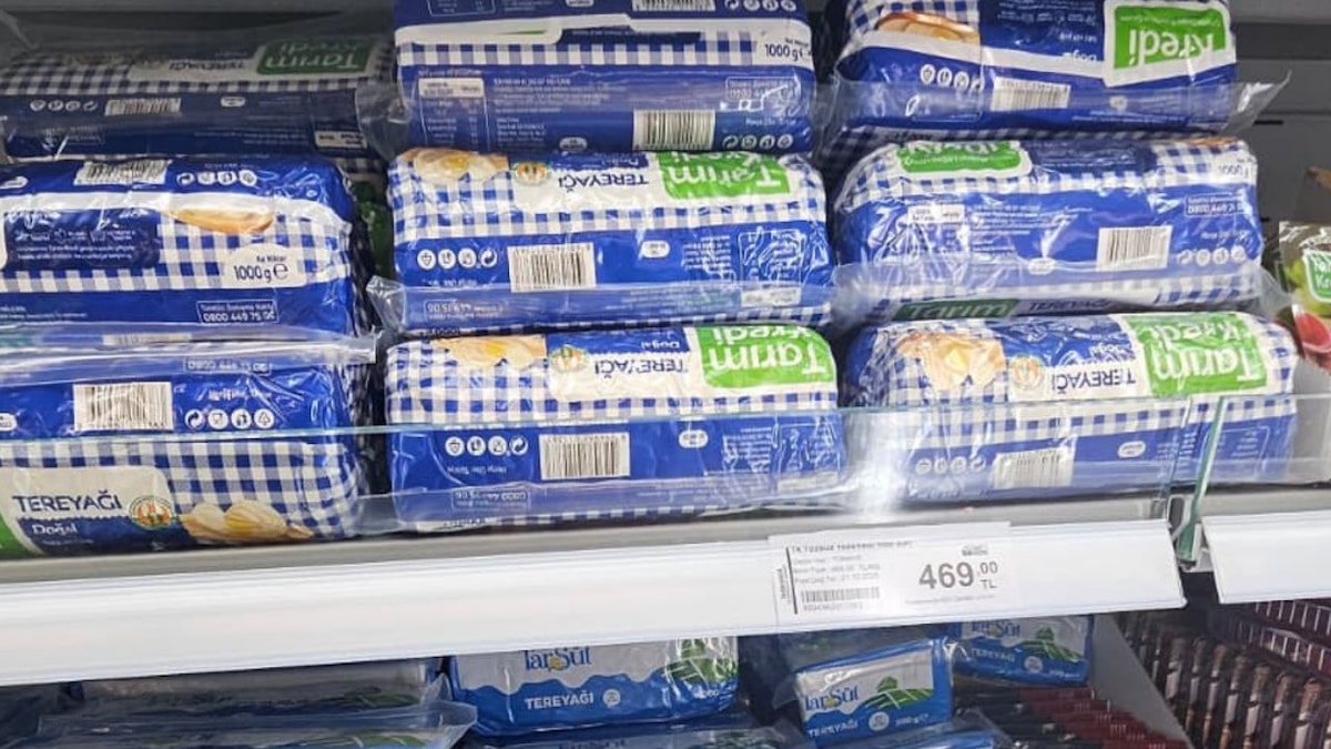 Tereyağı Fiyatlarında Çarpıcı Tablo: Türkiye’de 1 Kilo, Almanya’da 2 Kilo!