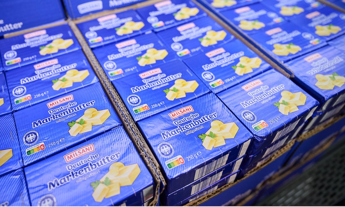 Almanya’da ALDI Süpermarketlerinde 250 Gram Tereyağı 1,19 Euro’ya Düştü