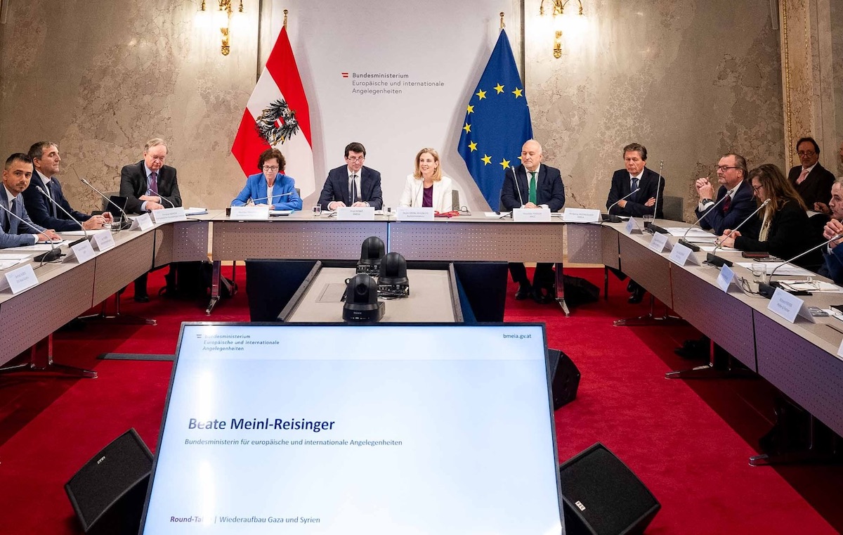 Avusturya, Gazze ve Suriye’nin Yeniden İnşası İçin İş Dünyasıyla Masaya Oturdu