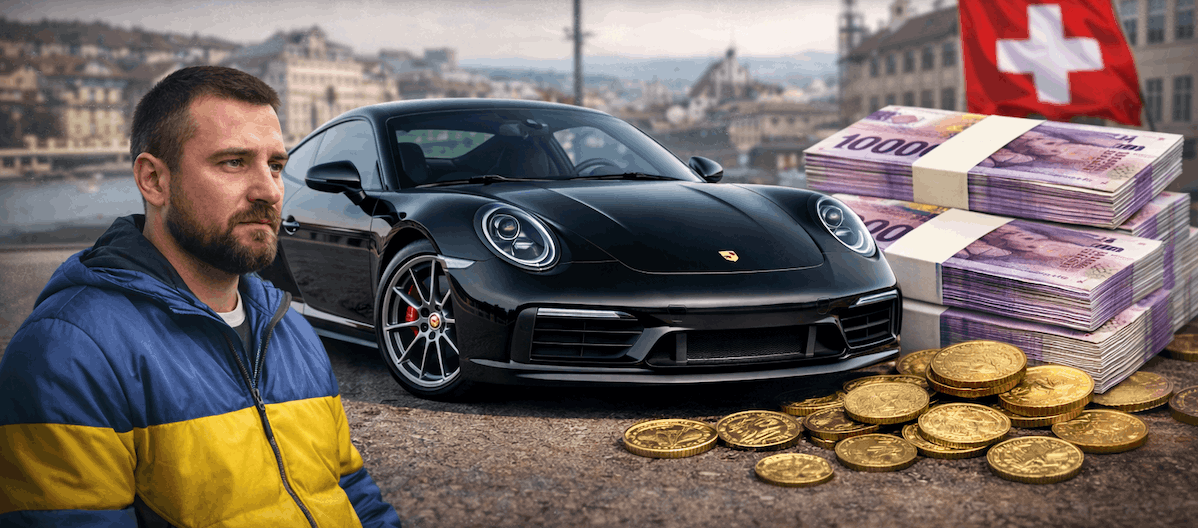 Ukrainischer Flüchtling mit Porsche muss 67.000 Franken Sozialhilfe zurückzahlen