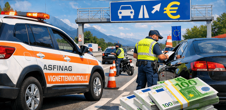 Schockstrafe für Vignettenlose in Österreich: Jetzt 200 Euro!